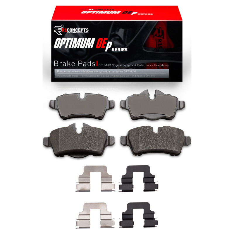 Mini Cooper Brake Pads - Rear - R1 Concepts - Optimum OE - `07-`15